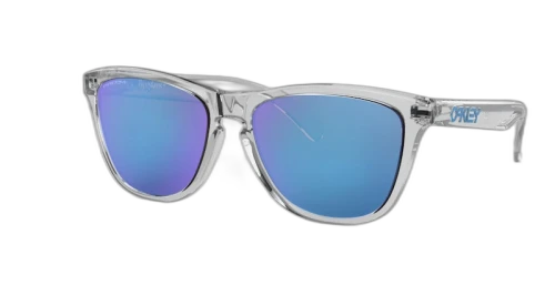 Oakley Frogskins Sunglasses Crystal Clear/Prizm Sapphire (0OO9013D055)