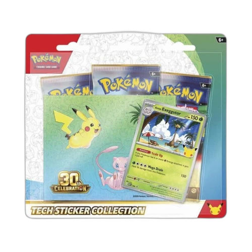 Pokémon 30th Celebration Tech Sticker Collection 'Alolan Exeggutor'