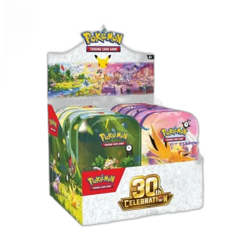 Pokémon 30th Celebration Mini Tin Display