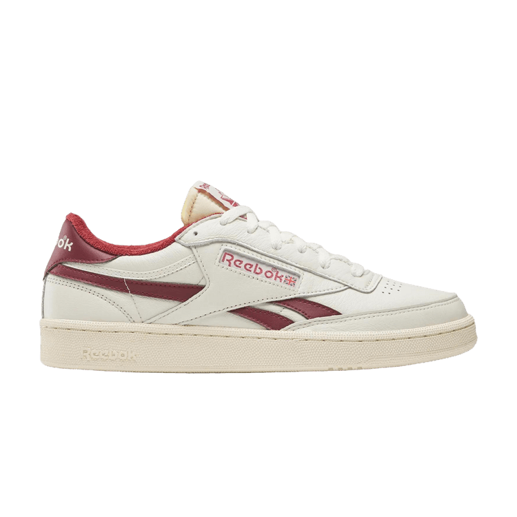 Reebok Club C Revenge Vintage Vintage Chalk Paper White Classic Burgundy