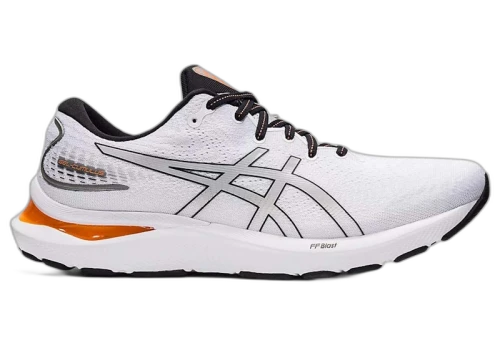 ASICS Gel-Cumulus 24 White Piedmont Grey Orange