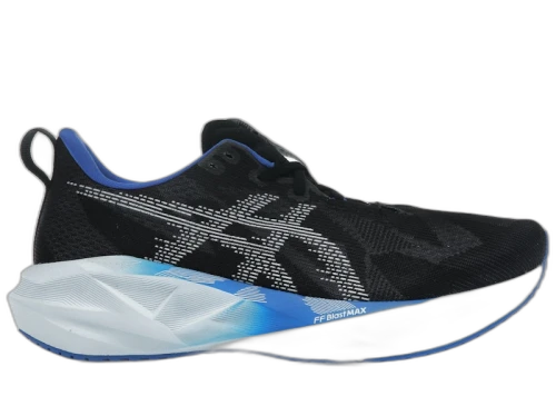ASICS Novablast 5 Black White Blue