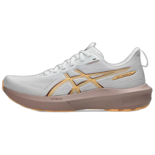 ASICS GT-1000 14 White Rubble Red (Women's)