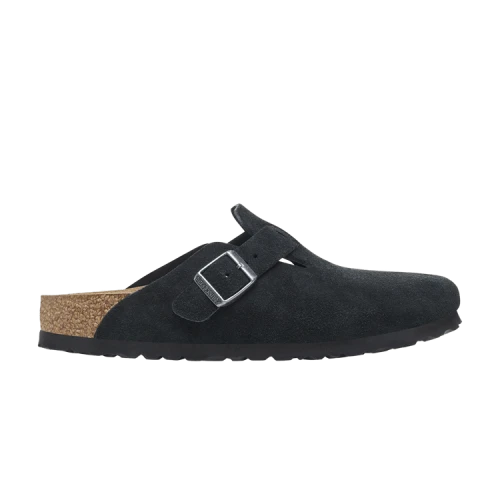 Birkenstock Boston Suede Black