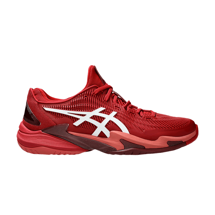 ASICS Court FF 3 Novak Cranberry White