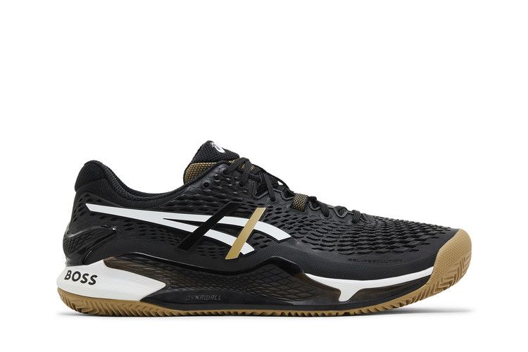 ASICS Gel-Resolution 9 Clay BOSS Matteo Berrettini Black Camel