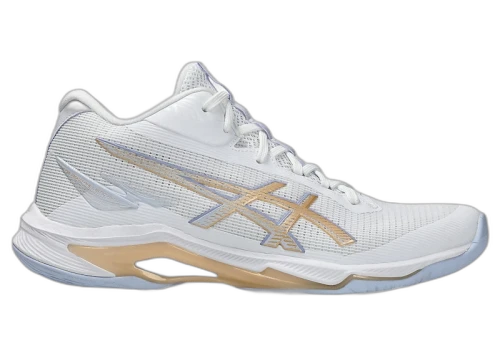 ASICS Netburner Ballistic FF MT 4 White Champagne (Women's)