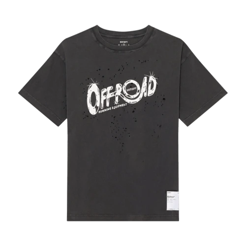SATISFY MothTech Offroad T-Shirt 'Aged Black'