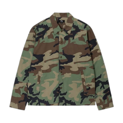 Stussy Coach Shirt Camo