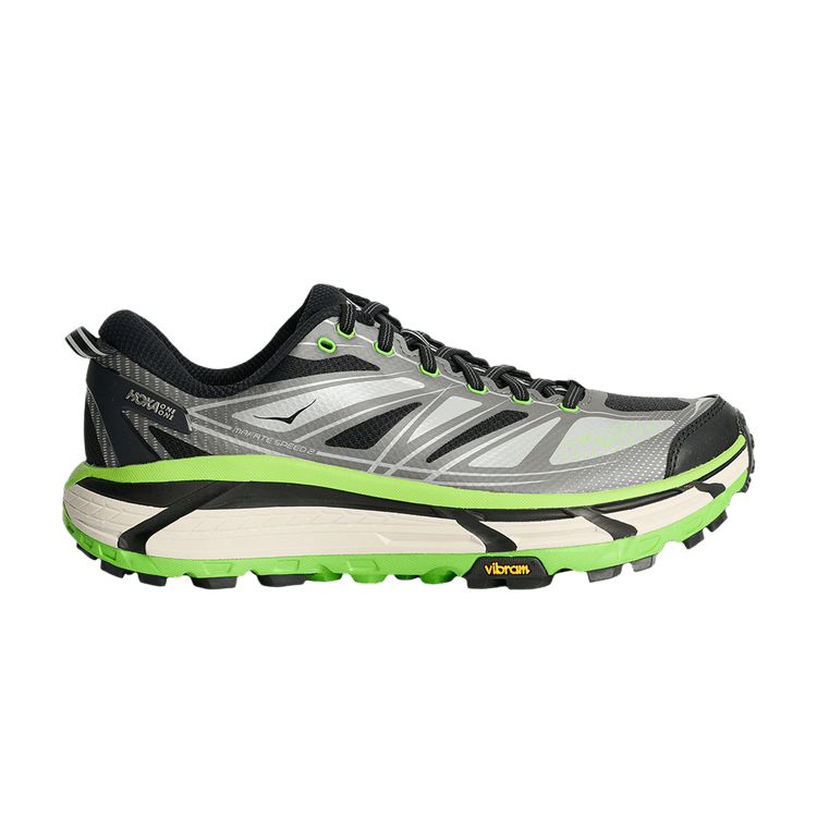 Hoka One One Mafate Speed 2 Black Electric Green