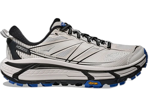 Hoka One One Mafate Speed 2 White Cobalt Blue