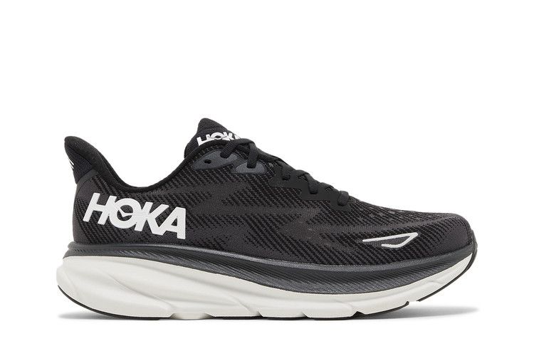 Hoka One One Clifton 9 Black White