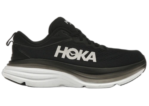 Hoka One One Bondi 8 Black White (Women's)