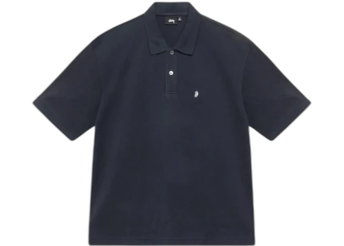 Stussy Classic Pique Polo Black