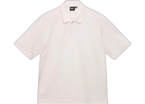 Stussy Classic Pique Polo Off White