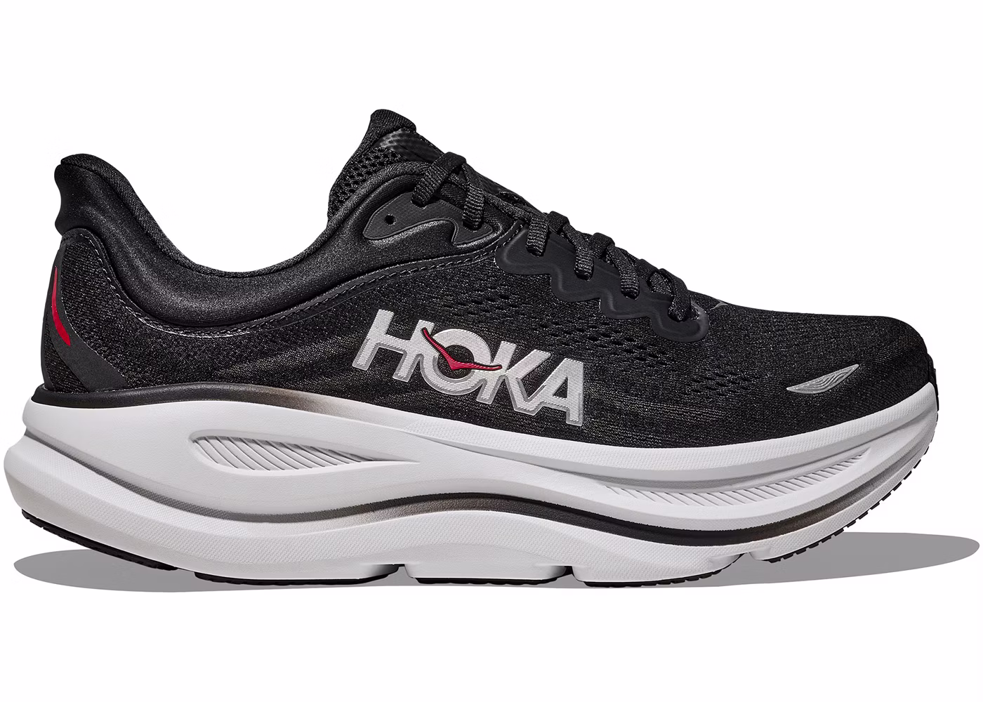 Hoka One One Bondi 9 Black Vermillion