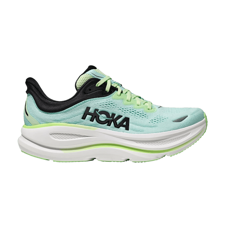 Hoka One One Bondi 9 Luna Moth Blue Spark