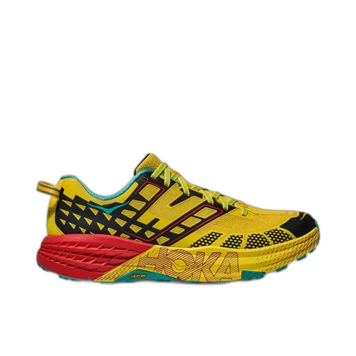 Hoka One One Speedgoat 2 Sour Lemon Black
