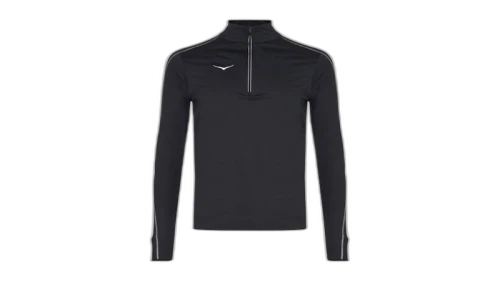 Hoka GlideTech Quarter Zip Sweatshirt Black