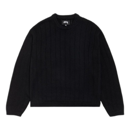 Stussy Buana Logo Sweater Black