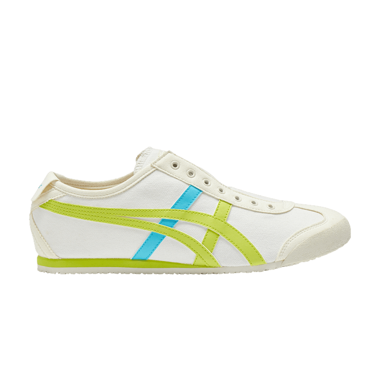 ASICS Onitsuka Tiger Mexico 66 Slip-On Cream Neon Lime