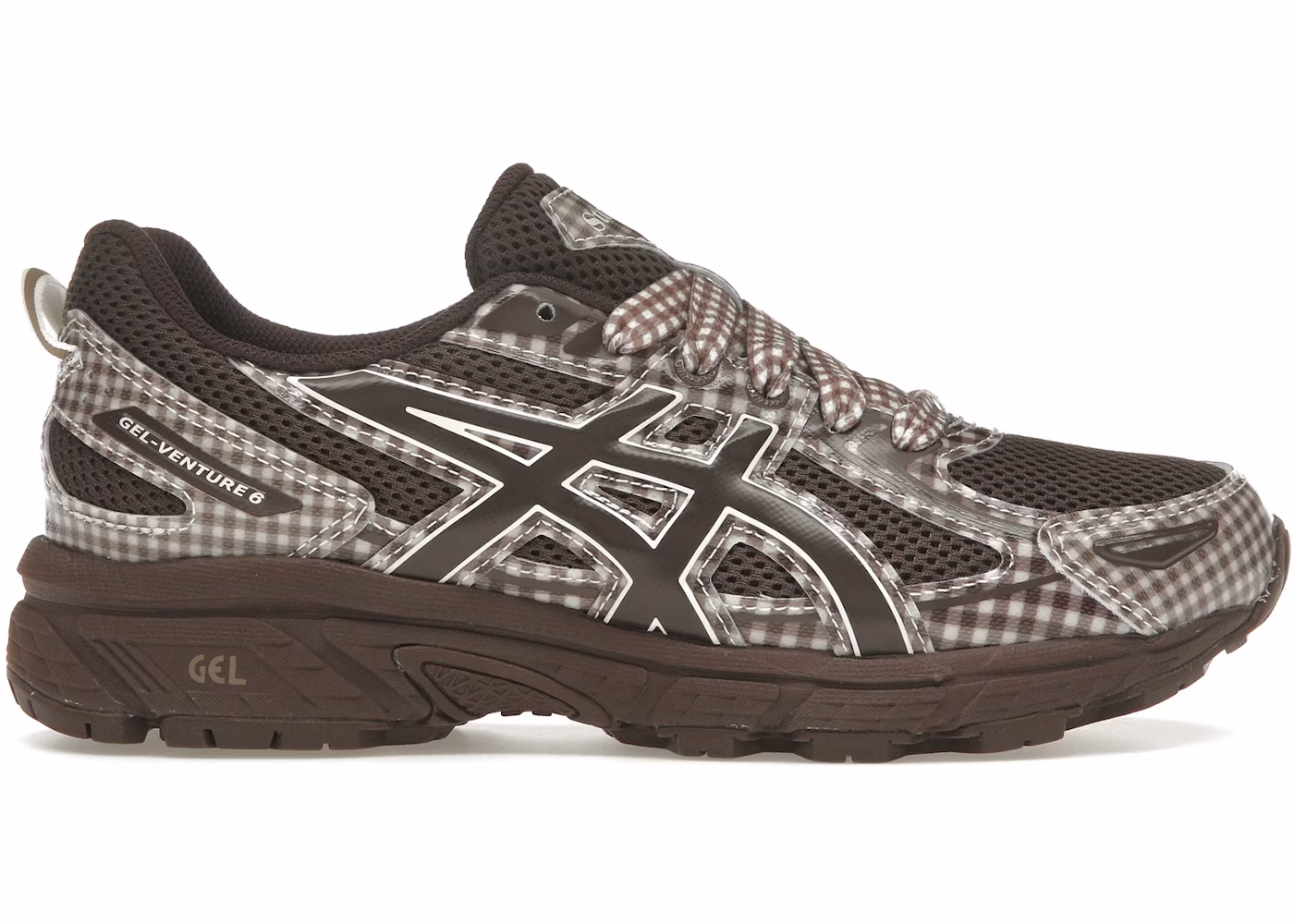 ASICS Gel-Venture 6 Story mfg. Reddish Brown Gingham