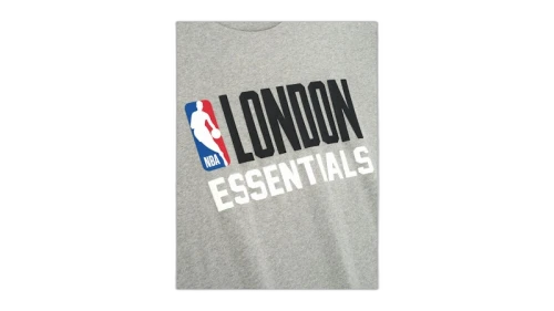 Fear of God Essentials London 90s Fit Tee Concrete Heather
