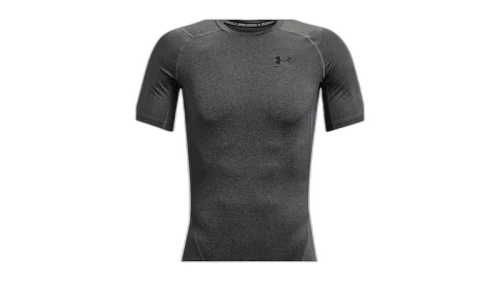 Under Armour Heatgear Compression Short Sleeve T-shirt Carbon Heather/Black