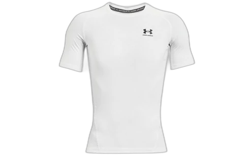Under Armour Heatgear Compression Short Sleeve T-shirt White/Black