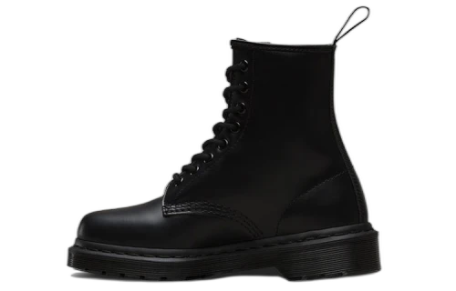 Dr. Martens 1460 Mono Smooth Leather Lace Up Boot Black