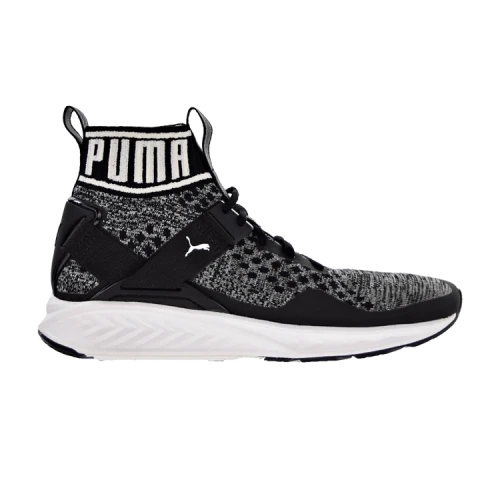 Puma Ignite EvoKnit Black/Quiet Shade-White