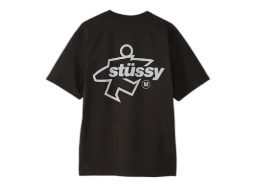 Stussy Surf Size Pigment Dyed Tee Faded Black