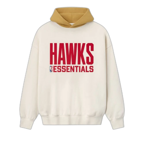 Fear of God Essentials Hawks Sport Hoodie Cream/Caramel Yellow