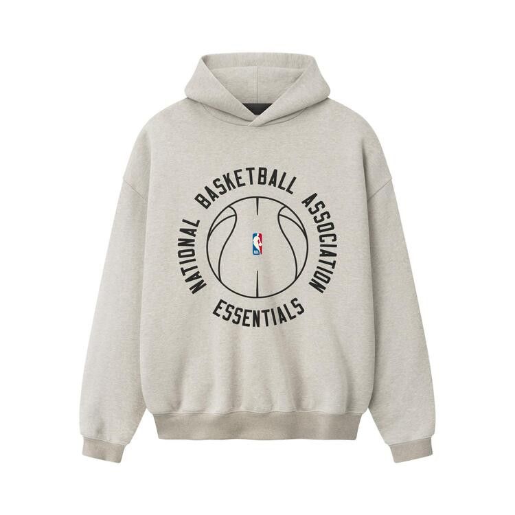 Fear of God Essentials NBA x Barkley Hendricks 90s Hoodie Heather Stone W/ Heather Rib