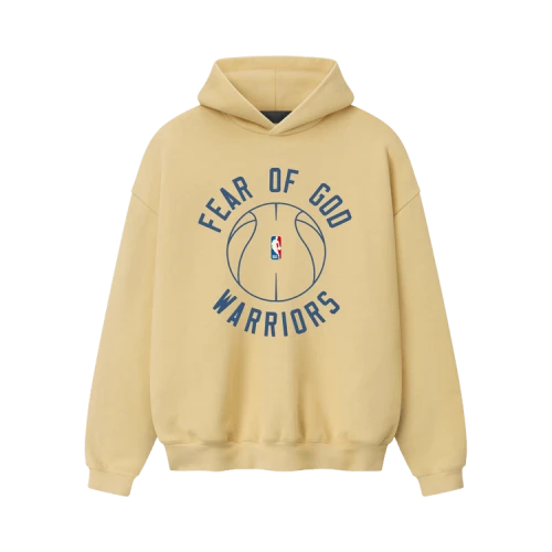 Fear of God Essentials Warriors x Barkley Hendricks 90s Hoodie Italian Straw