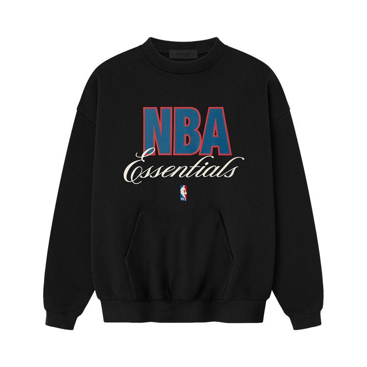 Fear of God Essentials NBA 90s Crewneck Sweatshirt Black