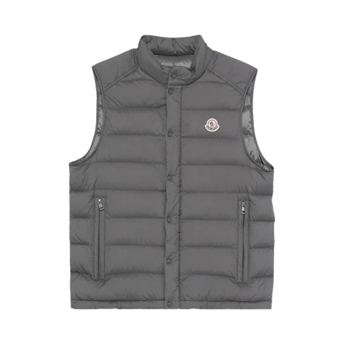 Moncler Barthe Stand Up Collar Vest 'Thunderstorm'