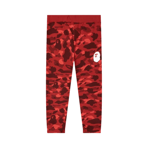 BAPE Color Camo Wide Fit Sweat Pants 'Red'