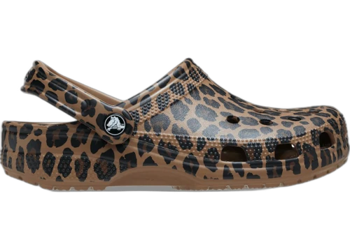 Crocs Classic Animal Clog Leopard Sepia (Women's)