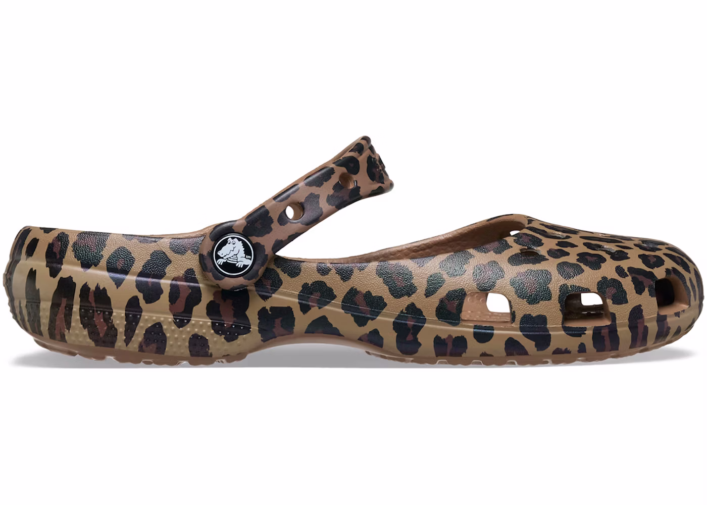 Crocs Classic Ballet Flat Animal Print Sepia Leopard (Women's)