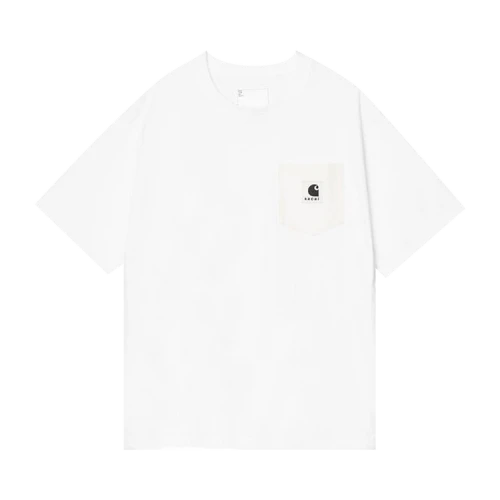 Sacai x Carhartt WIP Cotton Jersey T-Shirt 'White'