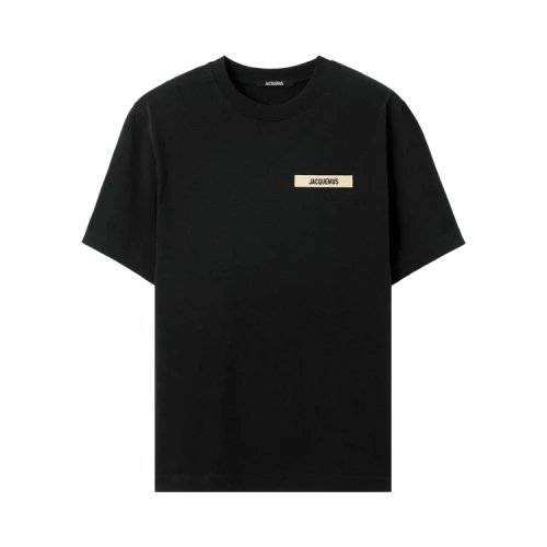 Jacquemus Le T-Shirt Gros Grain 'Black'