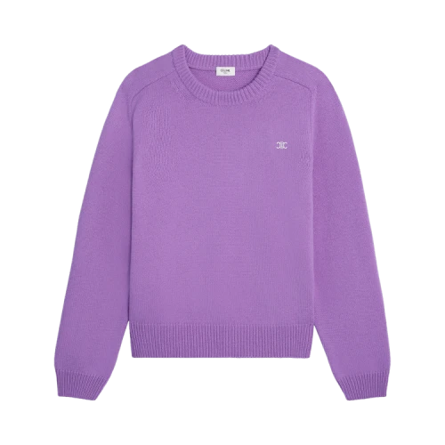 CELINE Crewneck Sweater 'Lilac'