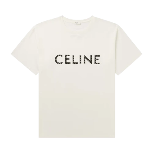 CELINE Loose Print T-Shirt 'Off White/Black'