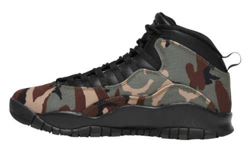 Jordan 10 Retro Woodland Camo