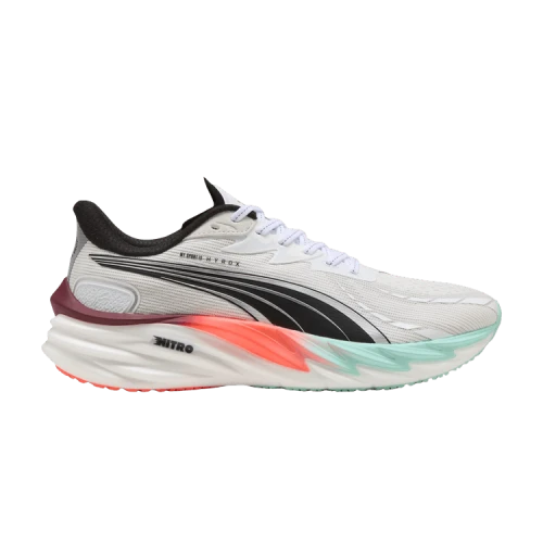 Puma Velocity Nitro 4 Hyrox White Mint Melt Glowing Red