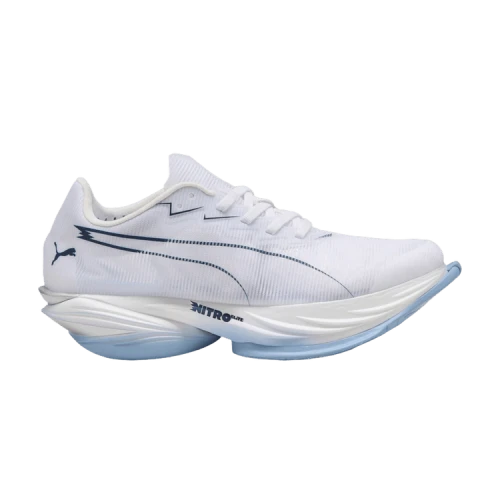 Puma Fast-R Nitro Elite 3 White Chambray Blue (Women's)