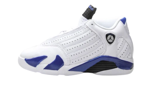 Jordan 14 Retro White Hyper Royal (PS)