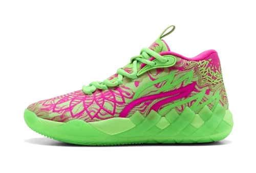 Puma LaMelo Ball MB.01234 Mash-Up Fluro Green