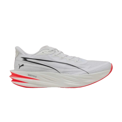 Puma Deviate Pure Nitro White Ultra Red Silver